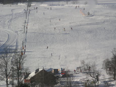 Lyžovačka Ski Kvilda leden 2012