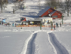 Lyžovačka Ski Kvilda leden 2012
