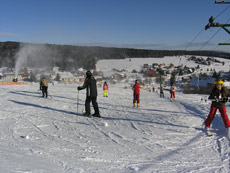 Lyžovačka Ski Kvilda leden 2012