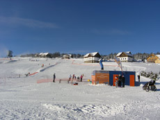Lyžovačka Ski Kvilda leden 2012