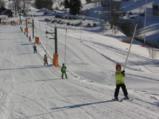 Lyžovačka Ski Kvilda leden 2012
